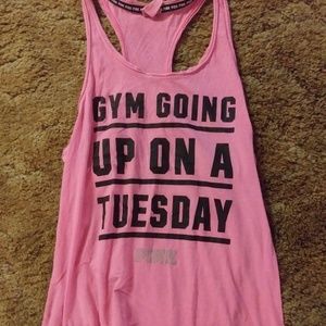 VICTORIA SECRET PINK TANK TOP SIZE LARGE